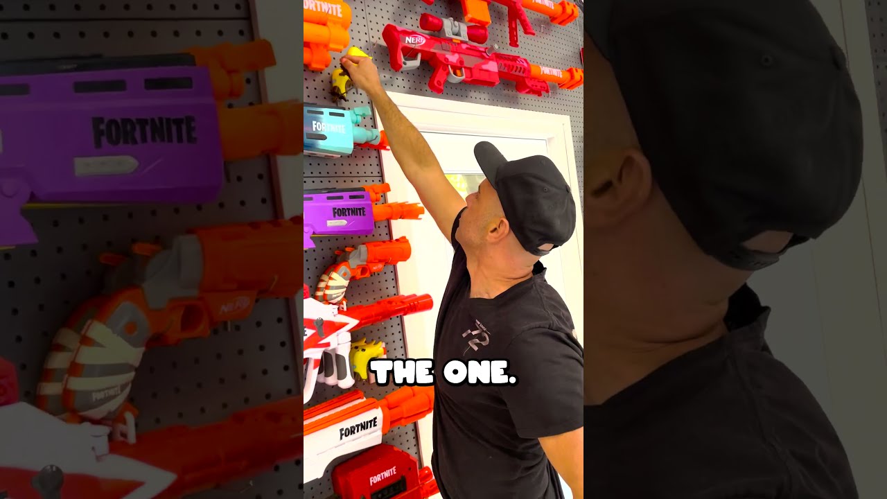 ONLY 1 GUN NERF WAR 