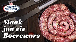 Maak jou eie Boerewors