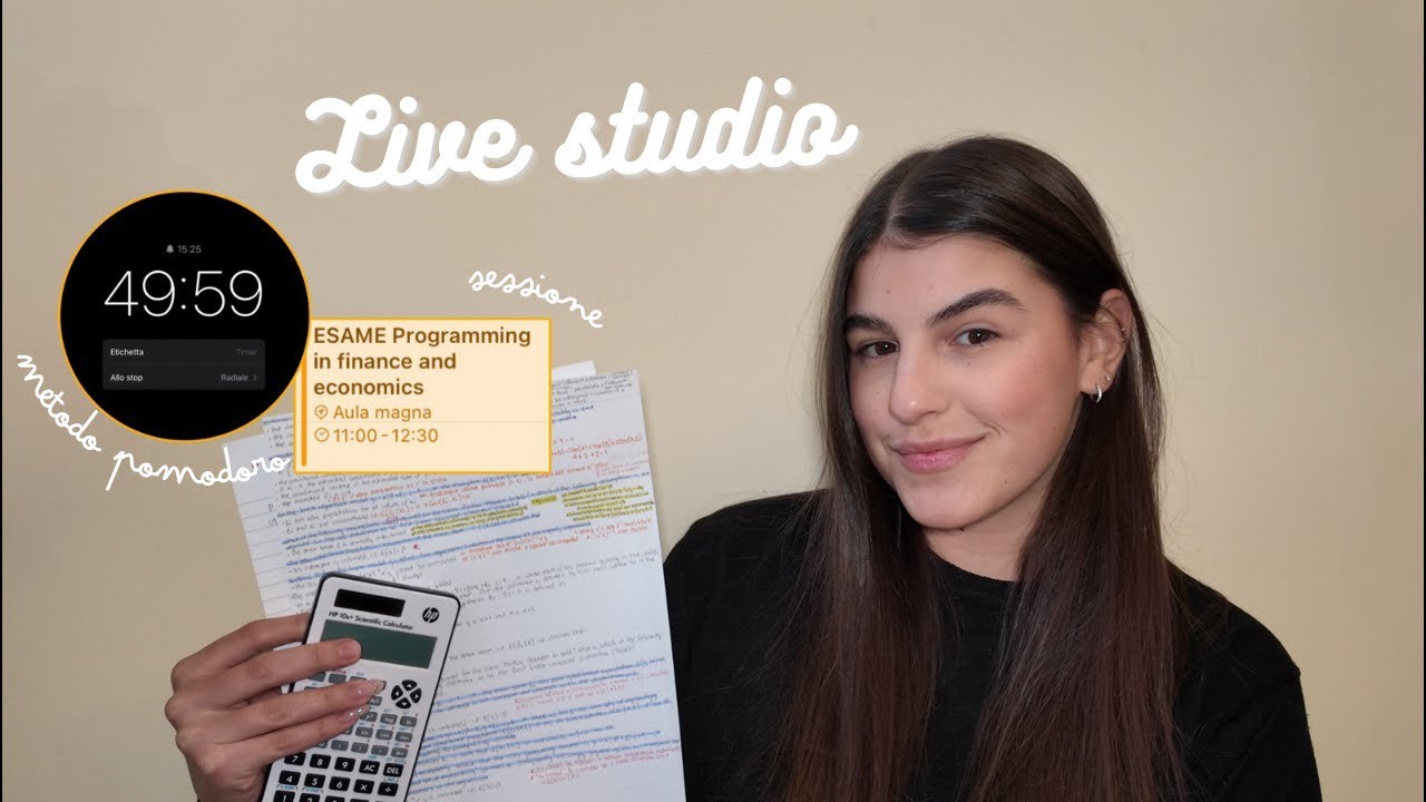 LIVE STUDIO: studiamo per la sessione invernale | Valeria Martinelli