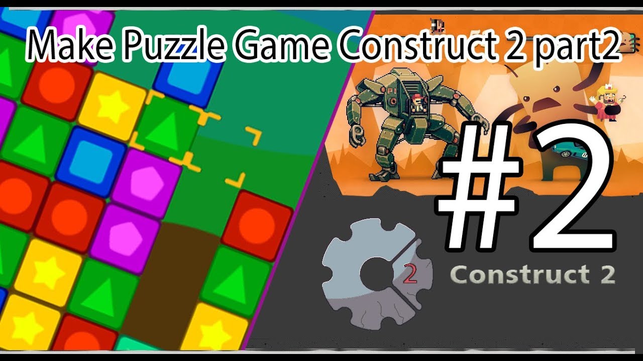 Make Puzzle Game Construct 2 part2 - YouTube