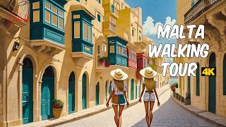 Expert Guide to YT Malta Walking Tour 4K with captions and narration