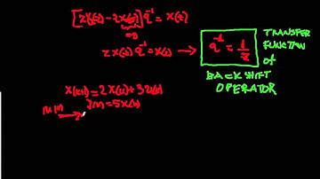 Che576 UofA Lecture 11- Z-transform of the backshift operator