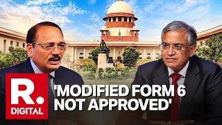 SIR Row: SC Issues Notice To Centre, ECI; CJI Says ‘Modified Form 6 Not Approved By Us’