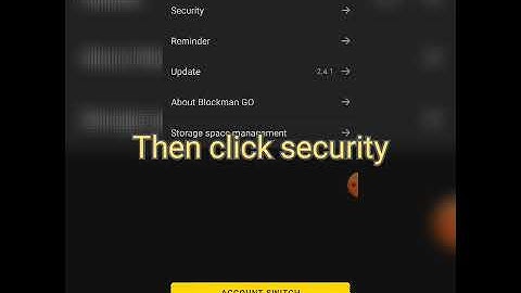How to make saftey questions on Blockman Go (Stops hackers!)