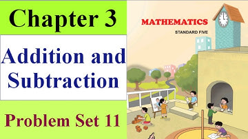 addition and subtraction 5th class problem set 11