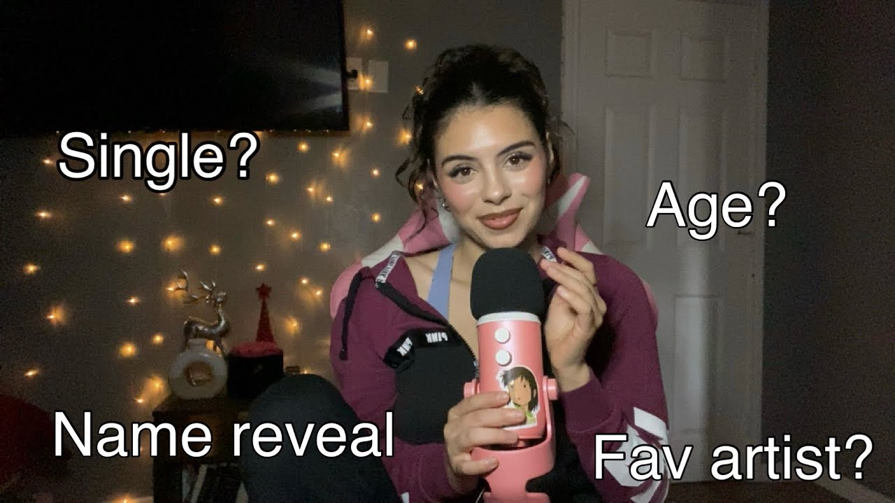 ASMR|| Вопросы и ответы: узнайте меня поближе❤️