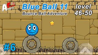 🔵Blue Ball 11: Bounce Ball Adventure - Gameplay #6 (level 46-50) screenshot 4