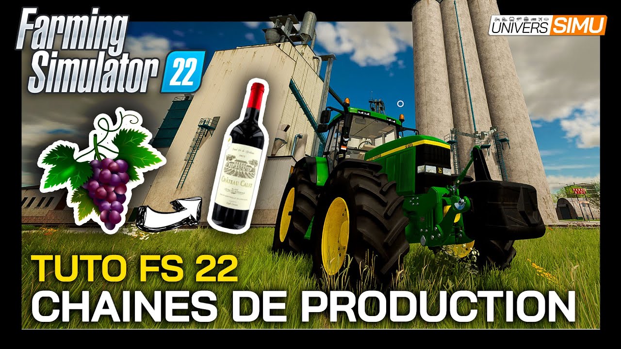 TUTO FARMING SIMULATOR 22 : Comment utiliser les CHAINES DE PRODUCTION