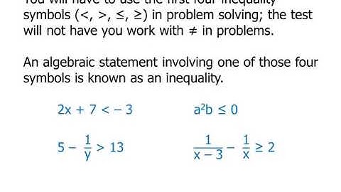 GRE Preparation l Tips and tricks l Inequalities