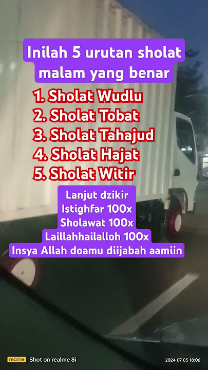 5 urutan sholat malam S.wudhu S toubat.S tahajud.S hajat.S witir #shorts #short #shortsfeed #viral