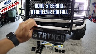 2017+ Ford F250/F350/F450 Stryker Dual Steering Stabilizer Install *How-To*