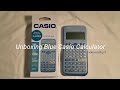 Unboxing blue casio calculator fx570ex  decorating it