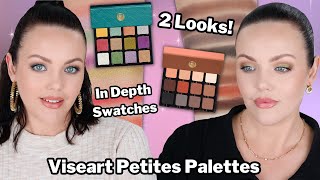 Viseart Petites Coy & Neutrals Palettes | 2 Looks & In Depth Swatches