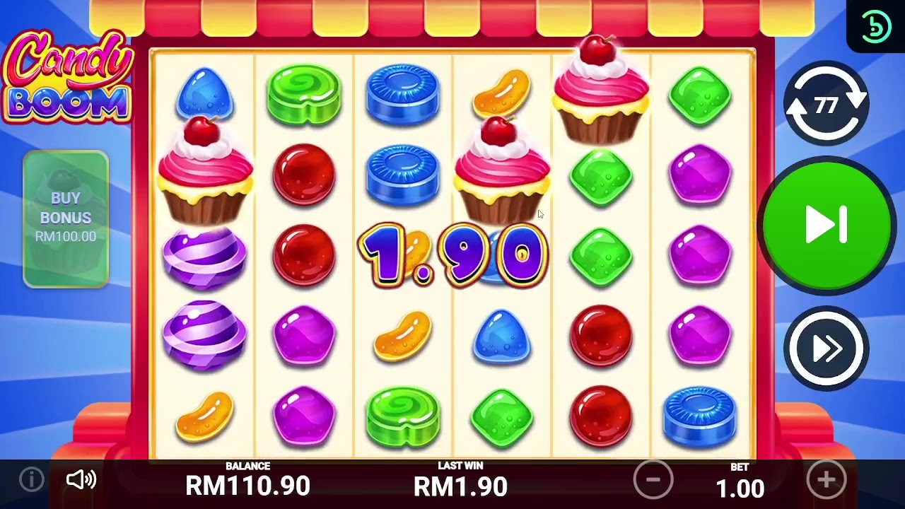 Candy Boom Slot – Free Spins Triggered! | Gems Game Review (Sugar96)