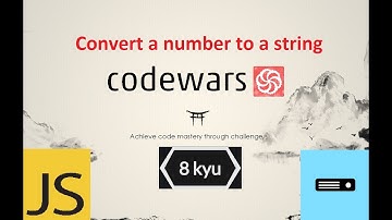Codewars JavaScript 8kyu / Как решить задачу Convert a number to string ?