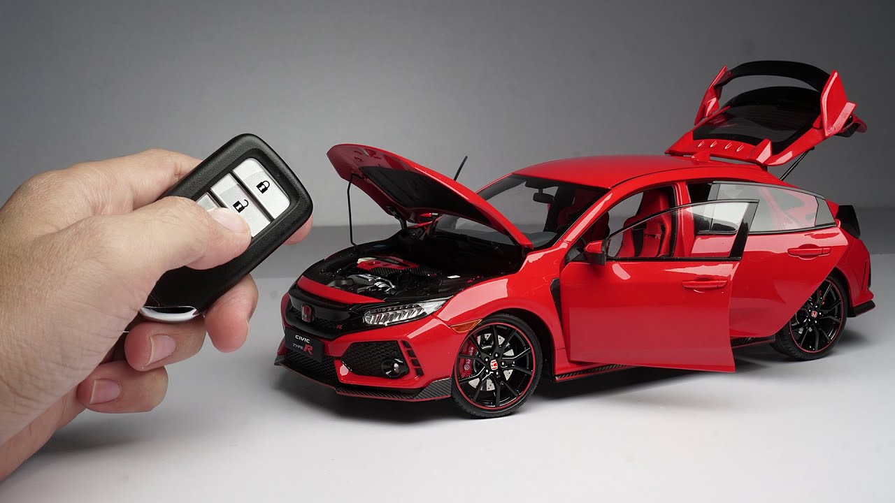 Diecast Honda Civic Sedan: Miniature Metal Model Car for Kids