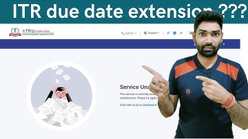 ITR filing 2025-26 due date extended and Income tax portal not working | Service unavailable error