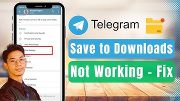 Telegram Save to Downloads Not Working !