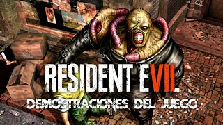 RESIDENT EVIL 1,2,3: Nemesis y Survivor | Todas Las Demostraciones Del Juego