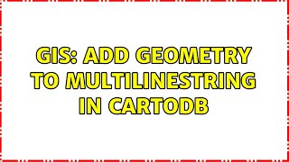 GIS: add geometry to MULTILINESTRING in cartodb