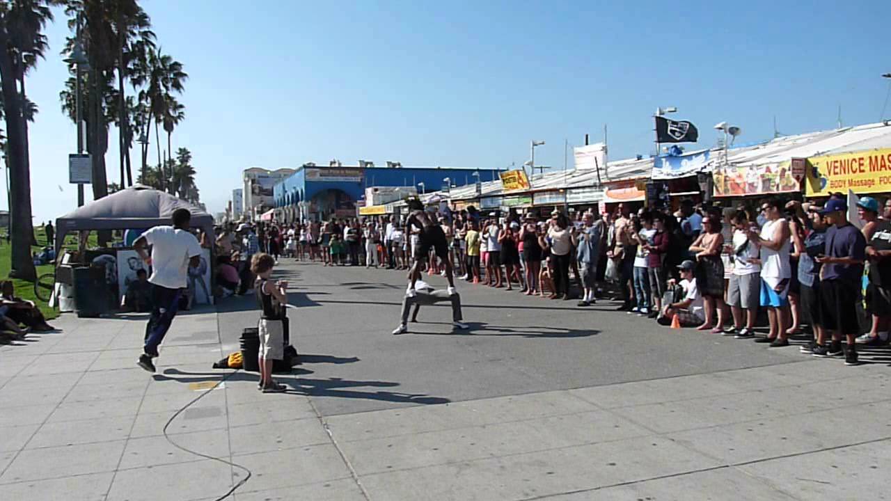 Venice Beach California Entertainment Calypso Tumblers Raymond Venice Beach California Entertainment Calypso Tumblers Raymond Bartlette Chris Winnegar