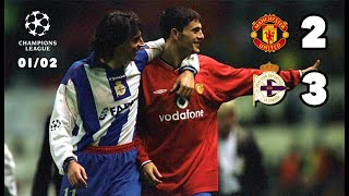 Manchester United 2-3 Deportivo | Resumen partido Canal + | Liga de Campeones 01/02