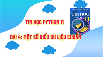 Tin Học PyThon 11 - Bài 4: Một Số Kiểu Dữ Liệu Chuẩn