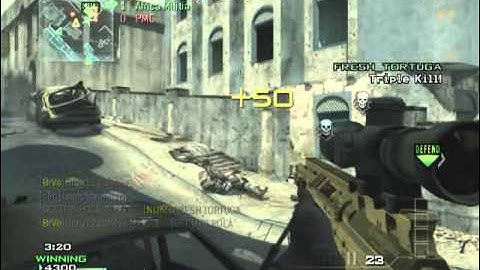 MW3 Across the Map Throwing Knife Montage