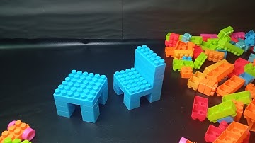 Satisfying DIY Lego Chair Table /ASMR Building Blocks / #buildingblocks Building blocks videos