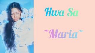 Hwa Sa - Maria 마리아 (кириллизация, easy lyrics)