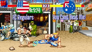 FT5 @sf2hf: FC Regulars (US) vs You Cant Beat Me! (AU) [Street Fighter II HF Fightcade] Aug 22