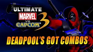 DEADPOOL'S GOT COMBOS!! Ultimate Marvel Vs. Capcom 3 - Online Matches