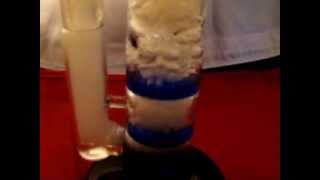Double Disc Percolator Stemless Waterpipe w/Ice Pinch