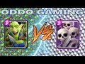 SKELETON ARMY Vs GOBLIN GANG - CLASH ROYALE BATTLE #60