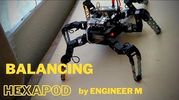 Stabilizing Hexapod Robot on a Slope - Robot with RaspbeeryPi and Python
