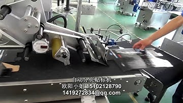 纸箱自动分页贴标机 auto labeling machine 外箱贴标机