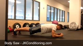 Front Plank: The Body Saw