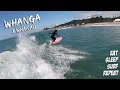 Surfing Whanga with the whanau, Aotearoa