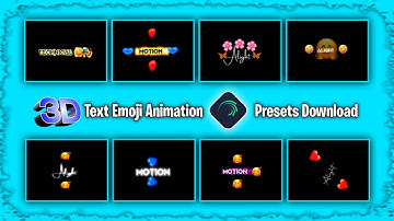 3D 10 Text Animation Presets In Alight Motion | Xml Download Link | Alight Motion Text Presets