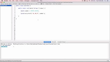 105. Left justifying numbers in a minimum field width - Learn Java