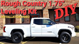 DIY 2022 TOYOTA TUNDRA ROUGH COUNTRY 1.75' LEVELING KIT LIFT EASIEST INSTALLATION