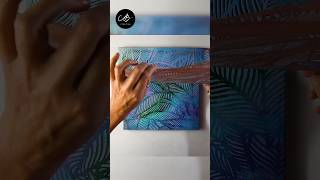 HOW TO: Creative Tiger Art using a Placemat! | AB #shorts #art #painting