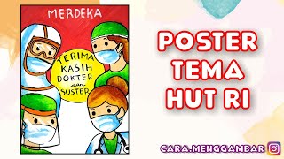 poster kemerdekaan masa pandemi