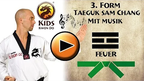 3. Form Taeguk Sam Chang mit Musik