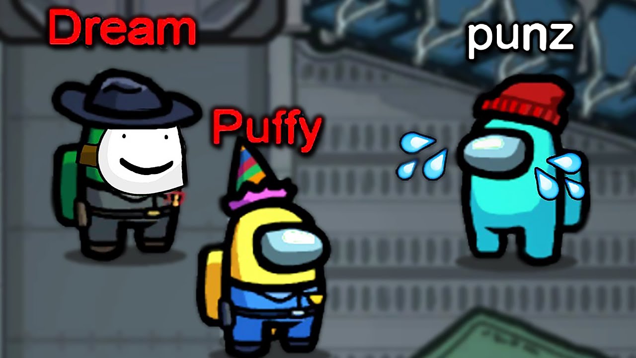 dream makes punz RAGE QUIT among us