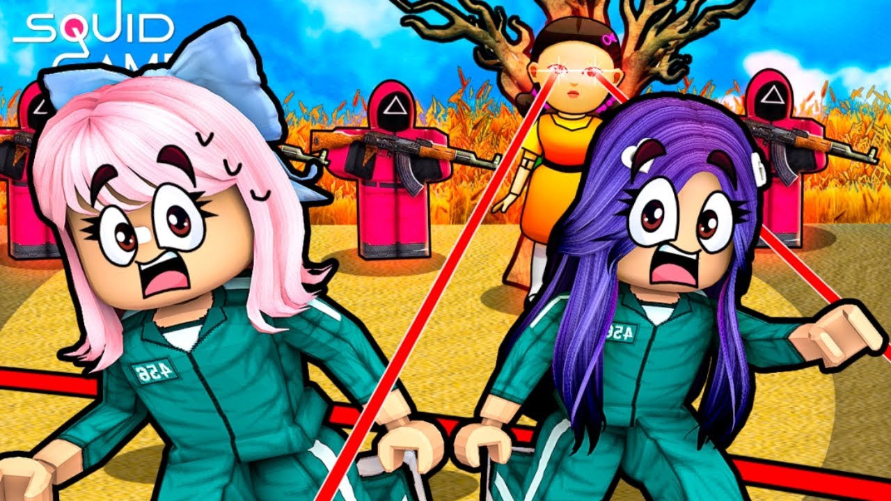 🍟 Minha MÃE me TRAIU no ROUND 6 - Roblox Squid Game