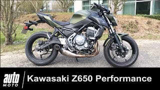 Kawasaki Z650 Performance Akrapovic ESSAI Auto-Moto.com