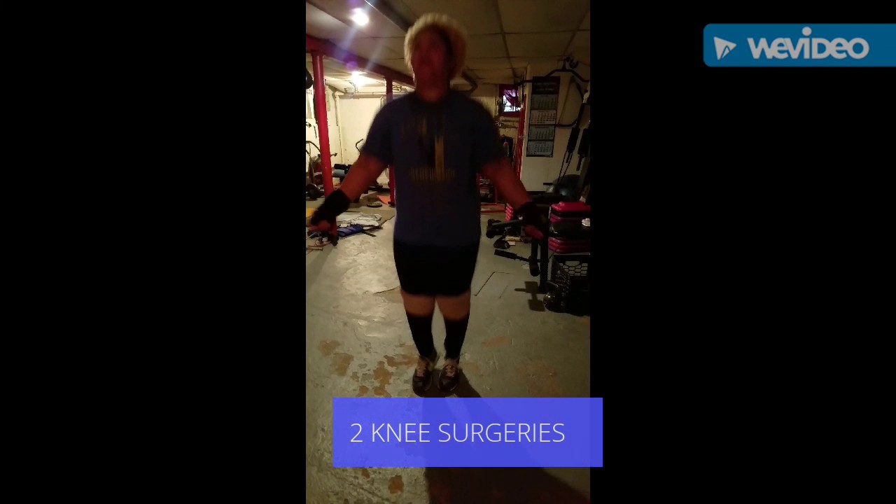 Alicia Council jump rope after many years and 2 knee surgery on both