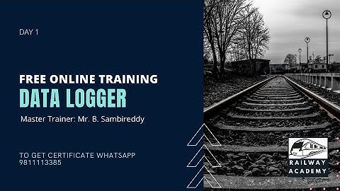 Day 1 Training on Data Logger & Single Section Block Proving Axle counter (SSBPAC_D)