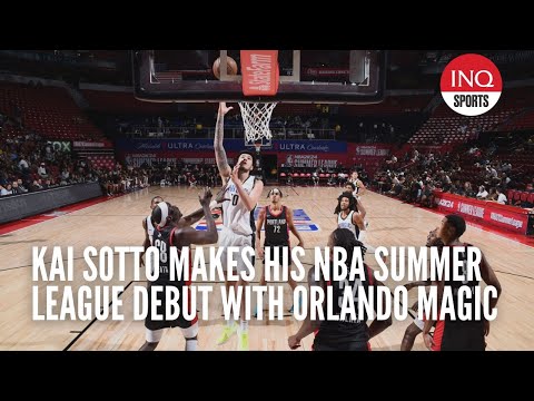 Kai Sotto makes his NBA Summer League debut with Orlando Magic